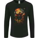 Urban Evil Bull Fantasy Mens Long Sleeve T-Shirt Black