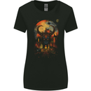 Urban Evil Bull Fantasy Womens Wider Cut T-Shirt Black