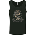 Urban Skull With Headphones Mens Vest Tank Top Black