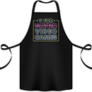 V Video Games Anti Valentines Day Gamer Gaming Cotton Apron 100% Organic Black