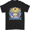 V Video Games Anti Valentines Day Gaming Gamer Mens T-Shirt 100% Cotton Black