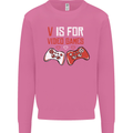 V is For Video Games Funny Gaming Gamer Mens Sweatshirt Jumper Azalea