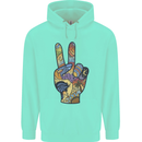 Vacation Peace Gesture Holiday Travel Childrens Kids Hoodie Peppermint