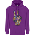 Vacation Peace Gesture Holiday Travel Childrens Kids Hoodie Purple