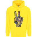 Vacation Peace Gesture Holiday Travel Childrens Kids Hoodie Yellow