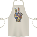 Vacation Peace Gesture Holiday Travel Cotton Apron 100% Organic Natural