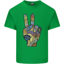 Vacation Peace Gesture Holiday Travel Kids T-Shirt Childrens Irish Green