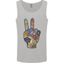Vacation Peace Gesture Holiday Travel Mens Vest Tank Top Sports Grey