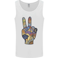 Vacation Peace Gesture Holiday Travel Mens Vest Tank Top White
