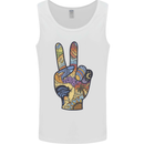 Vacation Peace Gesture Holiday Travel Mens Vest Tank Top White