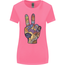 Vacation Peace Gesture Holiday Travel Womens Wider Cut T-Shirt Azalea