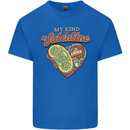 Valentine Gaming Video Games Gamer Funny Mens Cotton T-Shirt Tee Top Royal Blue