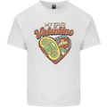 Valentine Gaming Video Games Gamer Funny Mens Cotton T-Shirt Tee Top White