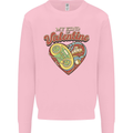 Valentine Gaming Video Games Gamer Funny Mens Sweatshirt Jumper Light Pink