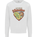 Valentine Gaming Video Games Gamer Funny Mens Sweatshirt Jumper White