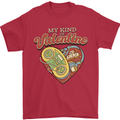 Valentine Gaming Video Games Gamer Funny Mens T-Shirt 100% Cotton Red
