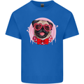 Valentines Day Love Pug Dog Kids T-Shirt Childrens Royal Blue