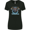 Valhalla Viking With Axes Womens Wider Cut T-Shirt Black