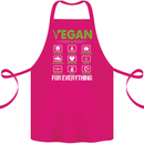 Vegan For Everything Cotton Apron 100% Organic Pink