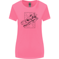 Velociraptor Skull Dinosaurs Palaeontology Womens Wider Cut T-Shirt Azalea