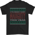 Very Naughty This Year Funny Christmas Xmas Mens T-Shirt 100% Cotton Black