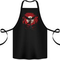 Victorious St Michael Archangel Warrior MMA Cotton Apron 100% Organic Black