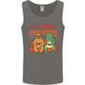 Video Games T-Rex Funny Bigfoot Dinosaur Mens Vest Tank Top Charcoal