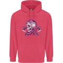 Viking Axe Skull Childrens Kids Hoodie Heliconia