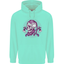 Viking Axe Skull Childrens Kids Hoodie Peppermint
