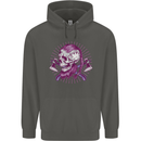 Viking Axe Skull Childrens Kids Hoodie Storm Grey