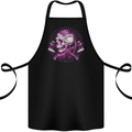 Viking Axe Skull Cotton Apron 100% Organic Black