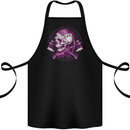Viking Axe Skull Cotton Apron 100% Organic Black