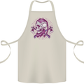 Viking Axe Skull Cotton Apron 100% Organic Natural