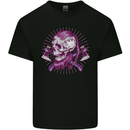 Viking Axe Skull Kids T-Shirt Childrens Black