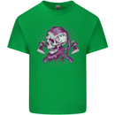 Viking Axe Skull Kids T-Shirt Childrens Irish Green