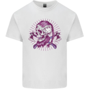 Viking Axe Skull Kids T-Shirt Childrens White