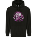 Viking Axe Skull Mens 80% Cotton Hoodie Black