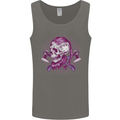 Viking Axe Skull Mens Vest Tank Top Charcoal