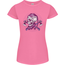 Viking Axe Skull Womens Petite Cut T-Shirt Azalea