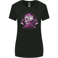 Viking Axe Skull Womens Wider Cut T-Shirt Black