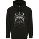 Viking Bodybuilder Gym Fantasy Childrens Kids Hoodie Black