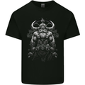 Viking Bodybuilder Gym Fantasy Kids T-Shirt Childrens Black