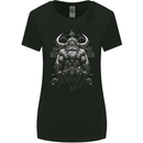 Viking Bodybuilder Gym Fantasy Womens Wider Cut T-Shirt Black