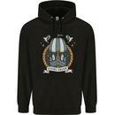 Viking Dream Ship Mens 80% Cotton Hoodie Black