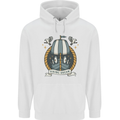 Viking Dream Ship Mens 80% Cotton Hoodie White