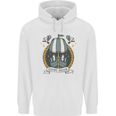 Viking Dream Ship Mens 80% Cotton Hoodie White