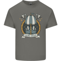 Viking Dream Ship Mens Cotton T-Shirt Tee Top Charcoal