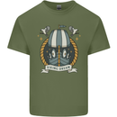 Viking Dream Ship Mens Cotton T-Shirt Tee Top Military Green