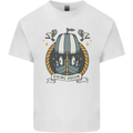 Viking Dream Ship Mens Cotton T-Shirt Tee Top White