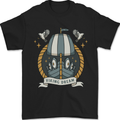Viking Dream Ship Mens T-Shirt 100% Cotton Black